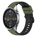 22mm Two-Color Silicone Watch Band, For Xiaomi MI Watch Color