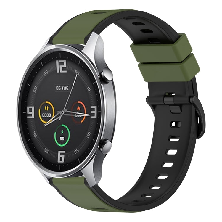 22mm Two-Color Silicone Watch Band, For Xiaomi MI Watch Color