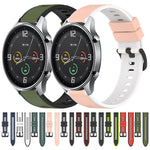 22mm Two-Color Silicone Watch Band, For Xiaomi MI Watch Color