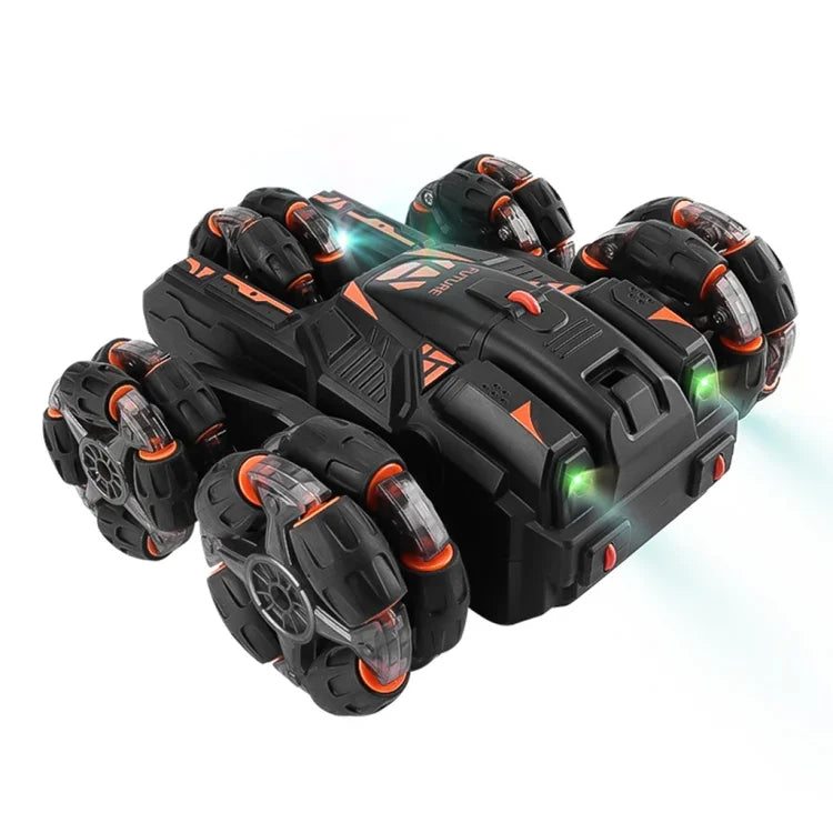 MoFun Five-wheeled Stunt Car 360-degree Swing Arm 2.4G Multifunctional RC Car, Single control, Double control
