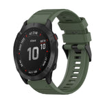 22mm Horizontal Texture Silicone Watch Band with Removal Tool, For Garmin Fenix 6 Pro GPS, For Garmin Fenix 6 Sapphire GPS, For Garmin Fenix 5, For Garmin Fenix 5 Plus, For Garmin Quatix 5, For Garmin Quatix 5 Sapphire