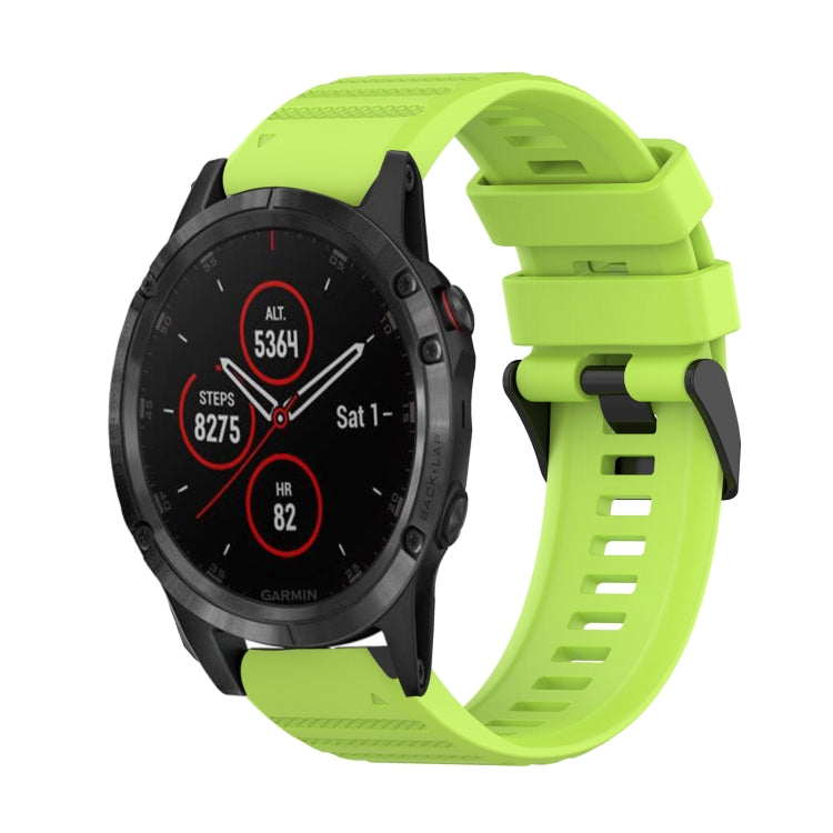 22mm Horizontal Texture Silicone Watch Band with Removal Tool, For Garmin Fenix 6 Pro GPS, For Garmin Fenix 6 Sapphire GPS, For Garmin Fenix 5, For Garmin Fenix 5 Plus, For Garmin Quatix 5, For Garmin Quatix 5 Sapphire