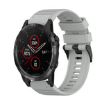 22mm Horizontal Texture Silicone Watch Band with Removal Tool, For Garmin Fenix 6 Pro GPS, For Garmin Fenix 6 Sapphire GPS, For Garmin Fenix 5, For Garmin Fenix 5 Plus, For Garmin Quatix 5, For Garmin Quatix 5 Sapphire