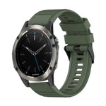 22mm Horizontal Texture Silicone Watch Band with Removal Tool, For Garmin Fenix 6 Pro GPS, For Garmin Fenix 6 Sapphire GPS, For Garmin Fenix 5, For Garmin Fenix 5 Plus, For Garmin Quatix 5, For Garmin Quatix 5 Sapphire