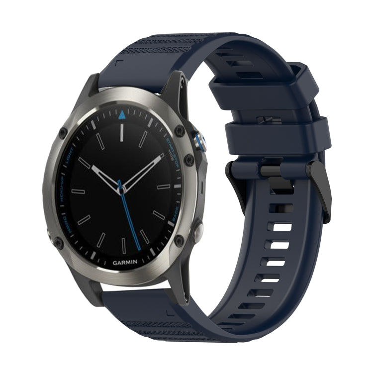 22mm Horizontal Texture Silicone Watch Band with Removal Tool, For Garmin Fenix 6 Pro GPS, For Garmin Fenix 6 Sapphire GPS, For Garmin Fenix 5, For Garmin Fenix 5 Plus, For Garmin Quatix 5, For Garmin Quatix 5 Sapphire