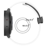 22mm Folding Magnetic Clasp Silicone Watch Band, For Amazfit GTR 4, For Amazfit GTR 3, For Amazfit GTR 3 Pro, For Amazfit GTR 2e