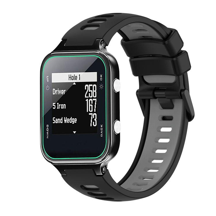 Two-Color Silicone Watch Band, For Garmin Approach S20, For Garmin Approach S5, For Garmin Approach S6