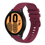 22mm Wavy Dot Pattern Solid Color Silicone Watch Band, For Samsung Galaxy Watch3 45mm, For Samsung Galaxy Watch 46mm, For Samsung Gear S3 Classic, For Samsung Gear S3 Frontier
