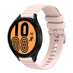 22mm Wavy Dot Pattern Solid Color Silicone Watch Band, For Samsung Galaxy Watch3 45mm, For Samsung Galaxy Watch 46mm, For Samsung Gear S3 Classic, For Samsung Gear S3 Frontier