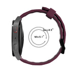 22mm Perforated Two-Color Silicone Watch Band, For Huawei Watch 3 Pro New