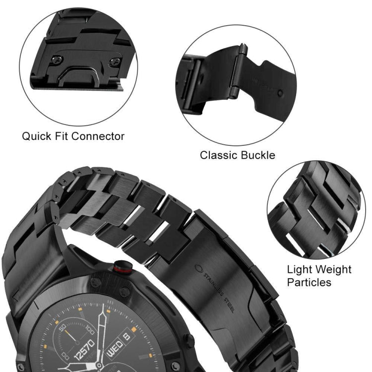 22mm Titanium Alloy Quick Release Watch Band, For Garmin Fenix 7, For Garmin Fenix 7 Solar, For Garmin Fenix 7 Sapphire Solar, For Garmin EPIX Gen 2, For Garmin Instinct 2, For Garmin Instinct, For Garmin Descent G1, For Garmin Approach S62            ...