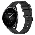 22mm Concave Striped Slicone Watch Band, For Xiaomi Watch S2 42mm, For Xiaomi Watch S2 46mm, For Xiaomi MI Watch S1, For Xiaomi MI Watch S1 Pro