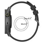 20mm Concave Striped Slicone Watch Band, For Huawei Watch GT3 Pro 43mm, For Huawei Watch GT3 42mm, For Huawei Watch GT2 42mm, For Huawei Watch 2