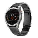 22mm Tortoise Shell Stainless Steel Watch Band, For Garmin Fenix 7, For Garmin Fenix 7 Solar, For Garmin Fenix 7 Sapphire Solar, For Garmin EPIX Gen 2, For Garmin Approach S62, For Garmin Fenix 6 GPS, For Garmin Fenix 6 Pro GPS                         ...