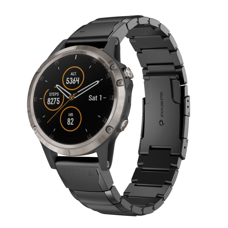 22mm Tortoise Shell Stainless Steel Watch Band, For Garmin Fenix 7, For Garmin Fenix 7 Solar, For Garmin Fenix 7 Sapphire Solar, For Garmin EPIX Gen 2, For Garmin Approach S62, For Garmin Fenix 6 GPS, For Garmin Fenix 6 Pro GPS                         ...