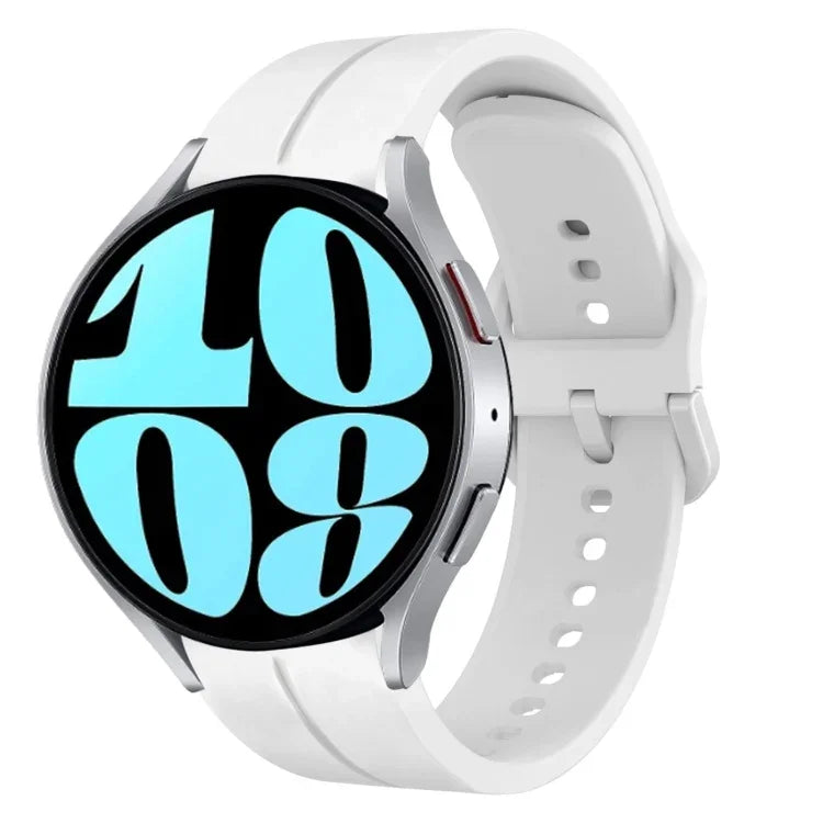 20mm Loop Silicone Watch Band, For Samsung Galaxy Watch 6 40mm, For Samsung Galaxy Watch 6 Classic 43mm