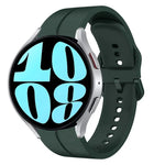 20mm Loop Silicone Watch Band, For Samsung Galaxy Watch 6 40mm, For Samsung Galaxy Watch 6 Classic 43mm