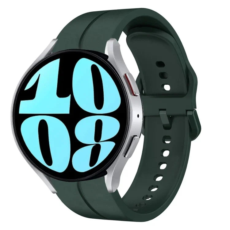 20mm Loop Silicone Watch Band, For Samsung Galaxy Watch 6 40mm, For Samsung Galaxy Watch 6 Classic 43mm