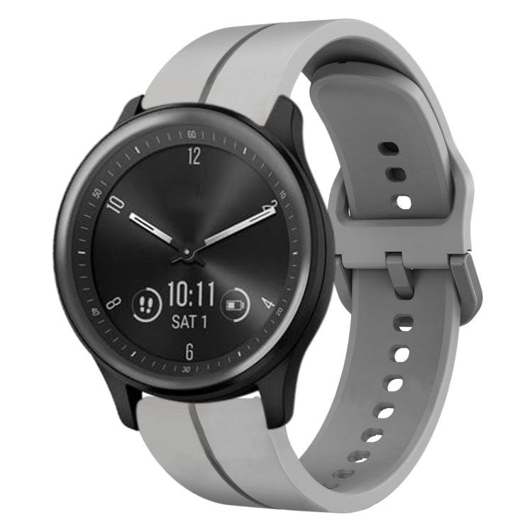 20mm Loop Silicone Watch Band, For Garmin Vivomove Sport, For Garmin Venu 2 Plus, For Garmin Approach S40, For Garmin Forerunner 158