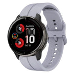 20mm Loop Silicone Watch Band, For Garmin Vivomove Sport, For Garmin Venu 2 Plus, For Garmin Approach S40, For Garmin Forerunner 158