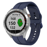 20mm Loop Silicone Watch Band, For Garmin Vivomove Sport, For Garmin Venu 2 Plus, For Garmin Approach S40, For Garmin Forerunner 158