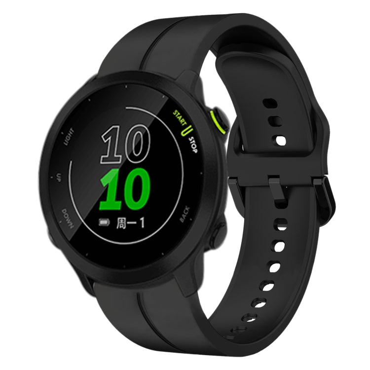 20mm Loop Silicone Watch Band, For Garmin Vivomove Sport, For Garmin Venu 2 Plus, For Garmin Approach S40, For Garmin Forerunner 158