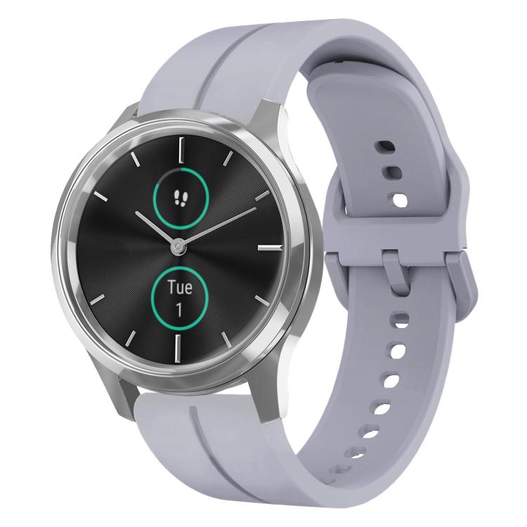 20mm Loop Silicone Watch Band, For Garmin Forerunner 55, For Garmin Venu, For Garmin Venu SQ, For Garminmove Luxe