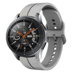 22mm Loop Silicone Watch Band, For Samsung Galaxy Watch3 45mm, For Samsung Galaxy Watch 46mm, For Samsung Gear S3 Classic, For Samsung Gear S3 Frontier