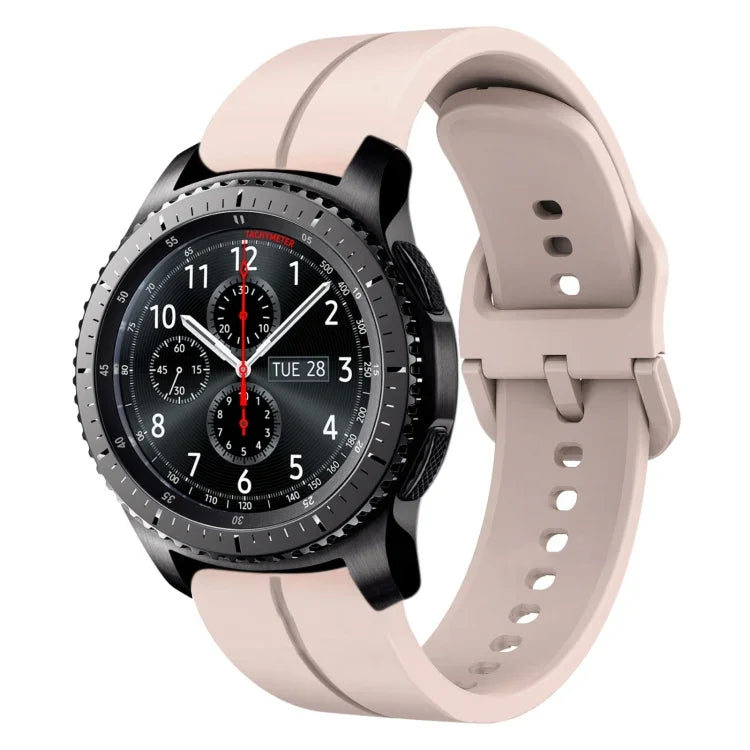 22mm Loop Silicone Watch Band, For Samsung Galaxy Watch3 45mm, For Samsung Galaxy Watch 46mm, For Samsung Gear S3 Classic, For Samsung Gear S3 Frontier