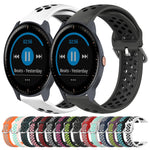 20mm Perforated Breathable Sports Silicone Watch Band, For Garmin Vivoactive3 Music, For Garmin Venu 2 Plus, For Garmin Approach S40