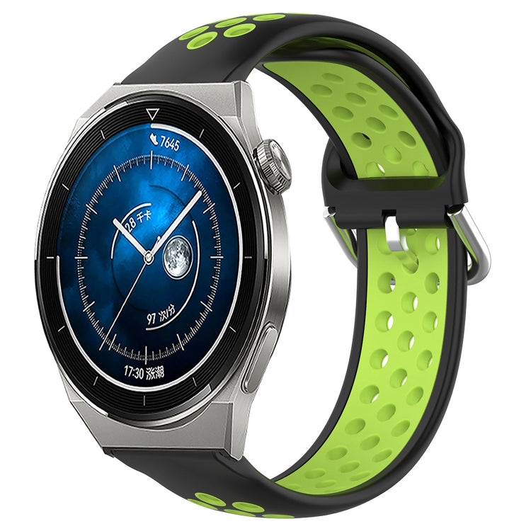 22mm Perforated Breathable Sports Silicone Watch Band, For Huawei Watch GT3 SE, For Huawei Watch GT3 Pro 46mm, For Huawei Watch Buds