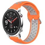 22mm Perforated Breathable Sports Silicone Watch Band, For Amazfit GTR 4, For Amazfit GTR 4 Pro, For Amazfit GTR 3