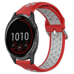 22mm Perforated Breathable Sports Silicone Watch Band, For Garmin Venu 2, For Garmin Vivoactive4, For Garmin Forerunner 265 Music
