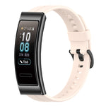 Solid Color Silicone Watch Band, For Huawei Band 7, For Huawei Band 6, For Huawei Band 3