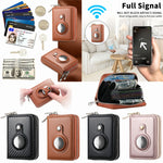 For AirTag 2nd Gen / AirTag 1st Gen Zipper Wallet Protective Cover