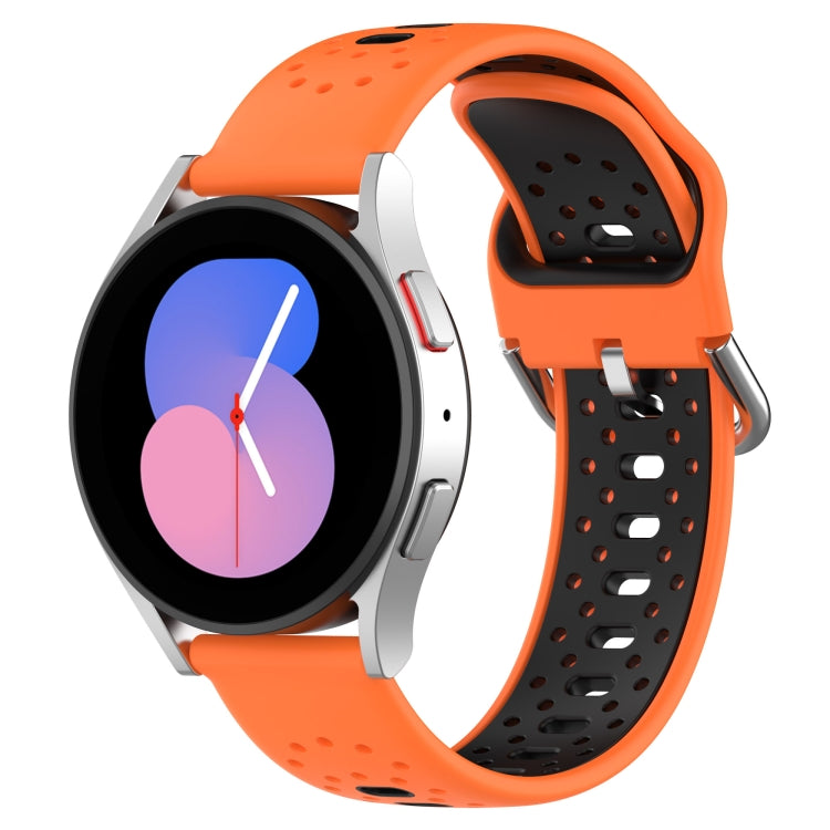 20mm Breathable Two-Color Silicone Watch Band, For Huawei Watch GT3 Pro 43mm, For Huawei Watch GT3 42mm, For Huawei Watch GT2 42mm
