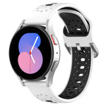 20mm Breathable Two-Color Silicone Watch Band, For Huawei Watch GT3 Pro 43mm, For Huawei Watch GT3 42mm, For Huawei Watch GT2 42mm