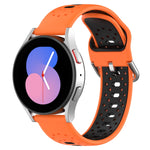 20mm Breathable Two-Color Silicone Watch Band, For Huawei Watch GT3 Pro 43mm, For Huawei Watch GT3 42mm, For Huawei Watch GT2 42mm