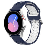 20mm Breathable Two-Color Silicone Watch Band, For Huawei Watch GT3 Pro 43mm, For Huawei Watch GT3 42mm, For Huawei Watch GT2 42mm