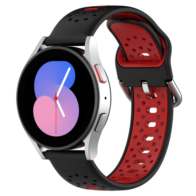 20mm Breathable Two-Color Silicone Watch Band, For Huawei Watch GT3 Pro 43mm, For Huawei Watch GT3 42mm, For Huawei Watch GT2 42mm