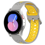 20mm Breathable Two-Color Silicone Watch Band, For Huawei Watch GT3 Pro 43mm, For Huawei Watch GT3 42mm, For Huawei Watch GT2 42mm