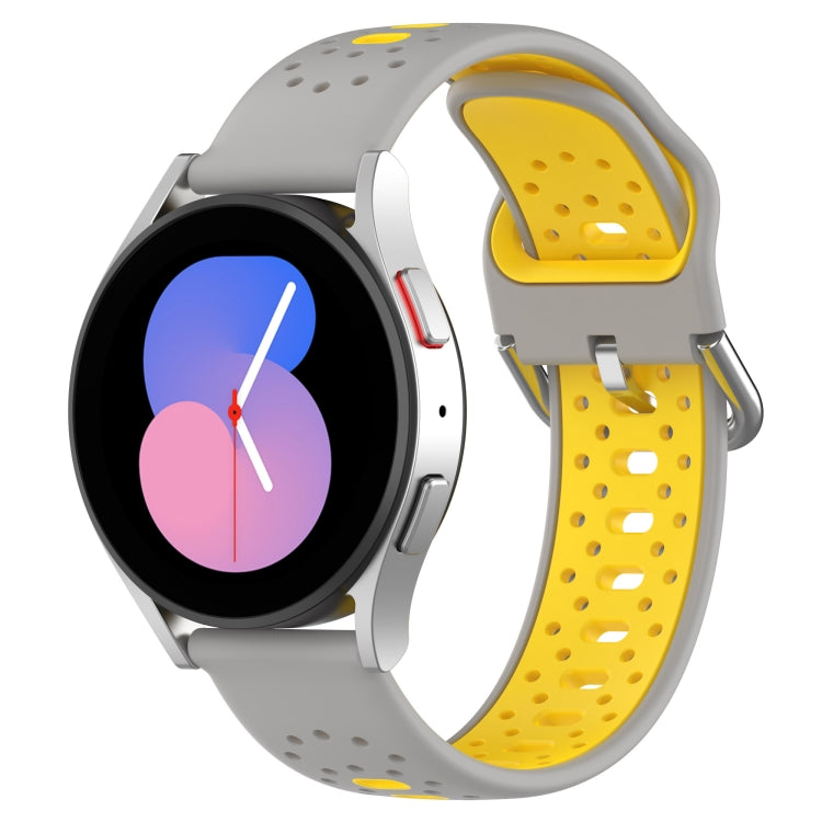 20mm Breathable Two-Color Silicone Watch Band, For Huawei Watch GT3 Pro 43mm, For Huawei Watch GT3 42mm, For Huawei Watch GT2 42mm