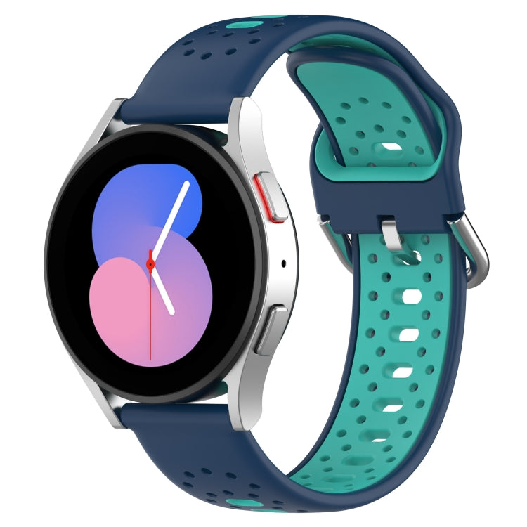 20mm Breathable Two-Color Silicone Watch Band, For Huawei Watch GT3 Pro 43mm, For Huawei Watch GT3 42mm, For Huawei Watch GT2 42mm