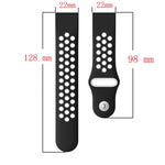 22mm Sports Breathable Silicone Watch Band, For Garmin Forerunner 945, For Garmin Forerunner 935, For Garmin Forerunner 965, For Garmin Instinct 2