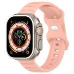 Reverse Buckle Dot Texture Silicone Watch Band, For Apple Watch SE 2022 44mm, For Apple Watch 7 41mm, For Apple Watch 7 45mm, For Apple Watch SE 40mm