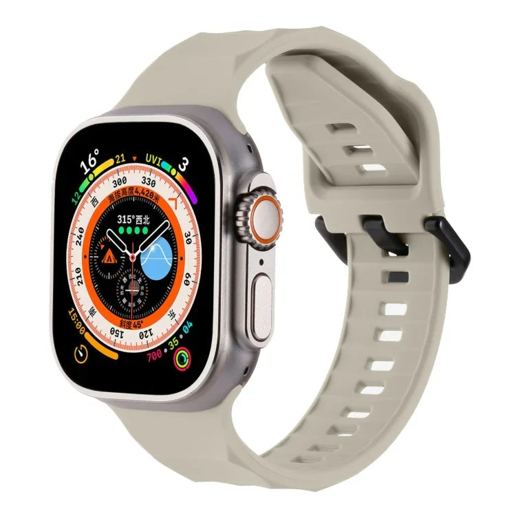 Ripple Silicone Sports Watch Band, For Apple Watch 2 42mm, For Apple Watch 42mm