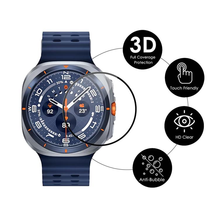 2pcs ENKAY 3D Full Coverage Soft PC Edge PMMA HD Screen Film, For Galaxy Watch Ultra2 2026 / 2025 / 1 2024, For Galaxy Watch9 / 8 44mm, For Galaxy Watch9 / 8 40mm, For Galaxy Watch8 Classic 46mm, For Galaxy Watch6 / Watch7 44mm                         ...