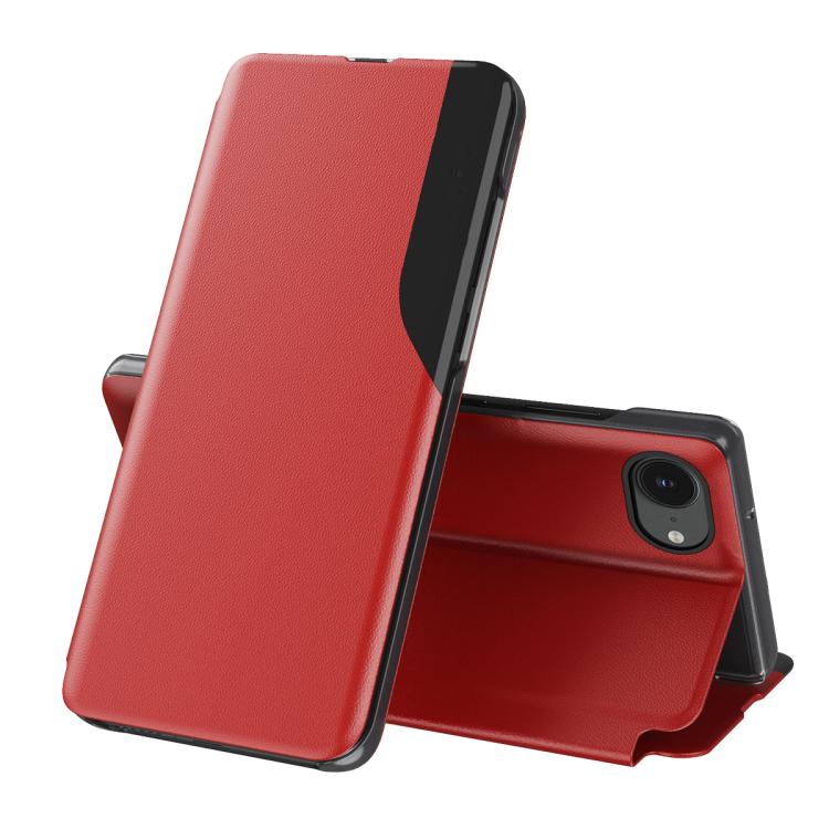 Side Display Flip Leather Phone Case, For iPhone 17e / 16e, For iPhone 17 Pro Max, For iPhone 17 Pro, For iPhone 17, For iPhone Air, For iPhone 16 Pro Max, For iPhone 16 Pro, For iPhone 16 Plus
