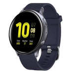 20mm Diamond Textured Silicone Watch Band, For Samsung  Galaxy Watch 4 Classic 42mm, For Samsung Galaxy Watch Active 2 44mm, For Samsung Galaxy Watch Active 2 40mm, For Samsung Galaxy Watch 42mm