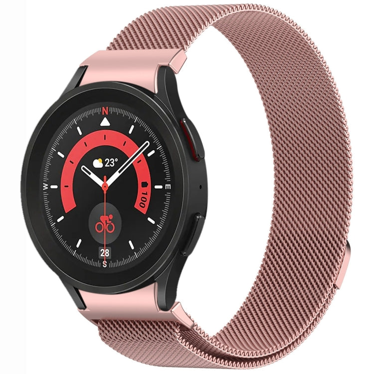 Button Style Milan Magnetic Metal Watch Band, For Samsung Galaxy Watch 6 Classic, For Samsung Galaxy Watch5 / 5 Pro, For Samsung Galaxy Watch4 / 4 Classic 46mm, For Samsung Galaxy Watch3 41mm